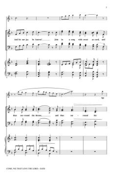 Come, We That Love The Lord (Robert Lowry) 