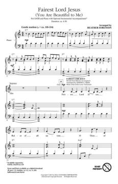 Fairest Lord Jesus (You Are Beautiful To Me) von Heather Sorenson (Download) 