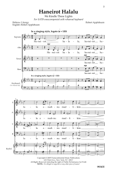 Haneirot Halalu von Robert Applebaum (Download) 