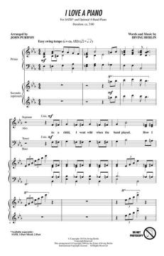 I Love A Piano von Irving Berlin (Download) 