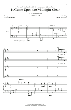 It Came Upon The Midnight Clear von René Clausen (Download) 
