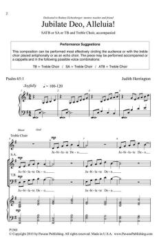 Jubilate Deo, Alleluia! von Judith Herrington (Download) 