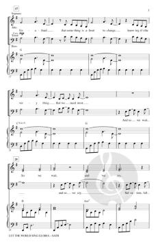 Let The World Sing Gloria (Jeremy Bose) 