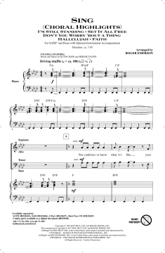 Sing (Choral Highlights) (Download) 