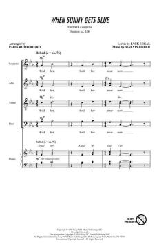 When Sunny Gets Blue von Marvin Fisher (Download) 