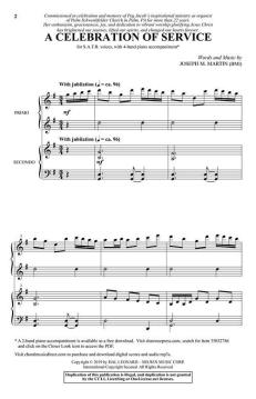 A Celebration of Service von Joseph M. Martin (Download) 