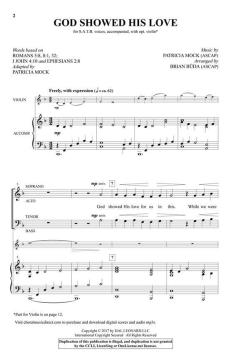 God Showed His Love von Patricia Mock 