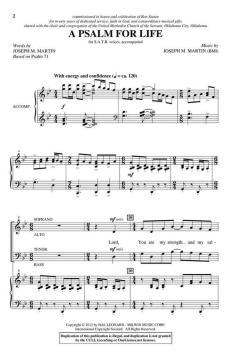 A Psalm for Life von Joseph M. Martin 
