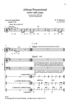 African Processional - Jambo rafiki yangu (David V. Montoya) 