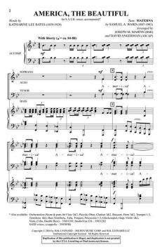 America The Beautiful von Samuel A. Ward 