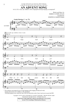 An Advent Song von Rebecca Fair 
