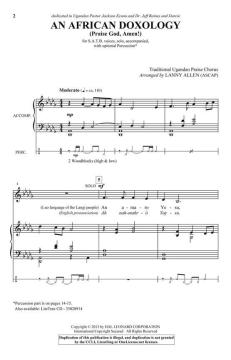An African Doxology Praise God, Amen! von Lanny Allen 