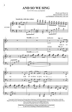 And So We Sing von Regi Stone (Download) 