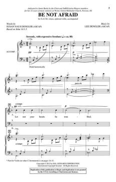 Be Not Afraid von Lee Dengler (Download) 