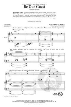 Be Our Guest von Alan Menken (Download) 