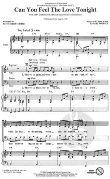 Can You Feel The Love Tonight (Elton John) 