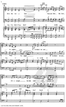 Can You Feel The Love Tonight (Elton John) 