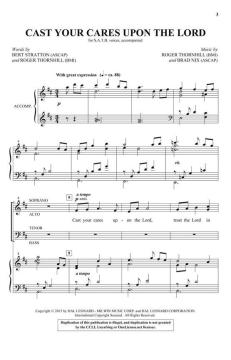 Cast Your Cares Upon the Lord von Brad Nix (Download) 
