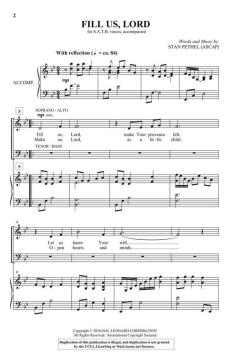 Fill Us, Lord von Stan Pethel 