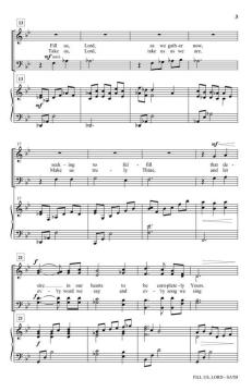 Fill Us, Lord von Stan Pethel 