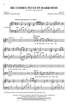 He Comes to Us in Darkness von David Lantz III (Download) 