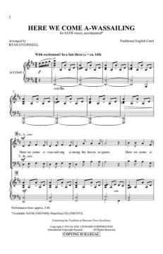 Here We Come A-Wassailing 