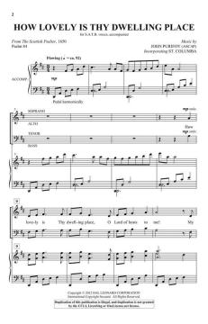 How Lovely Is Thy Dwelling Place von John Purifoy (Download) 