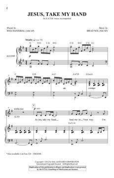 Jesus, Take My Hand von Brad Nix 