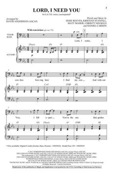 Lord, I Need You von Matt Maher (Download) 
