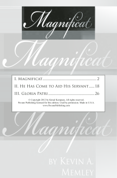 Magnificat von Kevin A. Memley (Download) 
