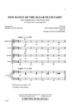 New Dance for the Sugar Plum Fairy von Peter Iljitsch Tschaikowsky (Download) 