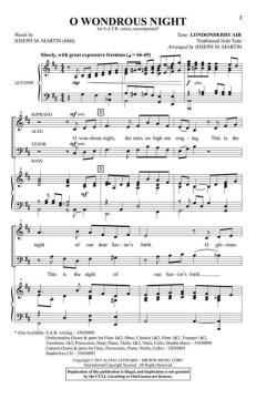 O Wondrous Night von Joseph M. Martin 