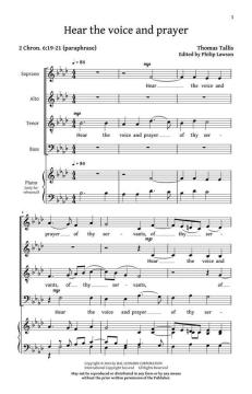 Prayers And Partsongs von Thomas Tallis 