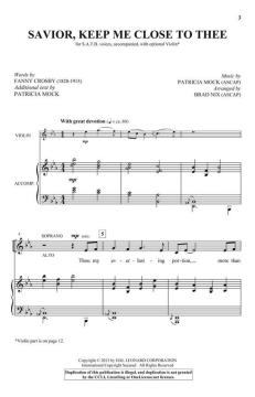 Savior, Keep Me Close to Thee von Patricia Mock 