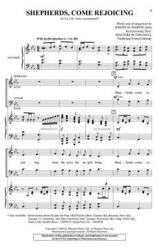 Shepherds, Come Rejoicing von Joseph M. Martin (Download) 