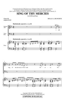Sing of Thy Mercies von Rollo Dilworth (Download) 