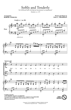 Softly And Tenderly von Will L. Thompson (Download) 