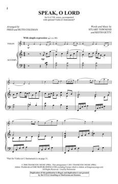 Speak, O Lord von Keith Getty 