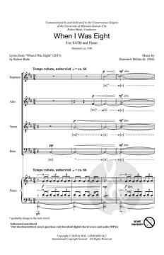 When I Was Eight von Dominick DiOrio (Download) 