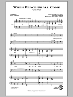 When Peace Shall Come von John Jacobson (Download) 