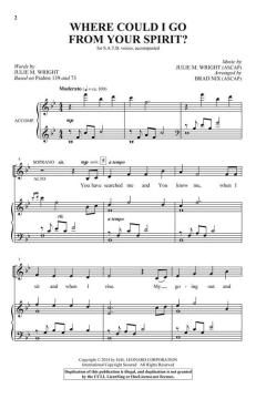 Where Could I Go from Your Spirit? von Julie M. Wright (Download) 