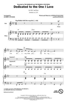 Dedicated To The One I Love (Download) 