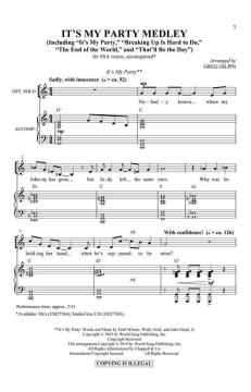 It's My Party Medley (Download) 
