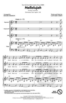 Hallelujah von Leonard Cohen 