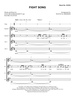Fight Song (Dave Bassett) 
