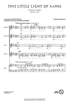 This Little Light Of Mine von Moses Hogan (Download) 