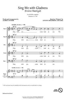 Sing We With Gladness 