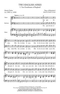 Two English Ayres (Download) 