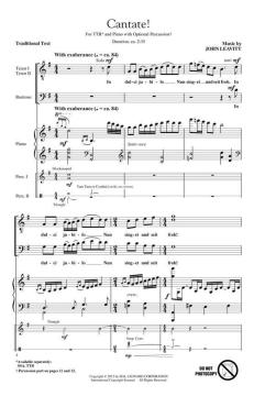 Cantate! von John Leavitt 
