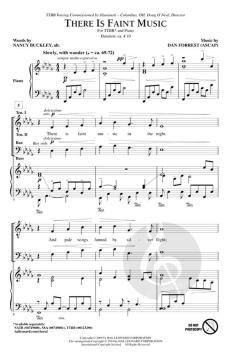 There Is Faint Music von Dan Forrest (Download) 